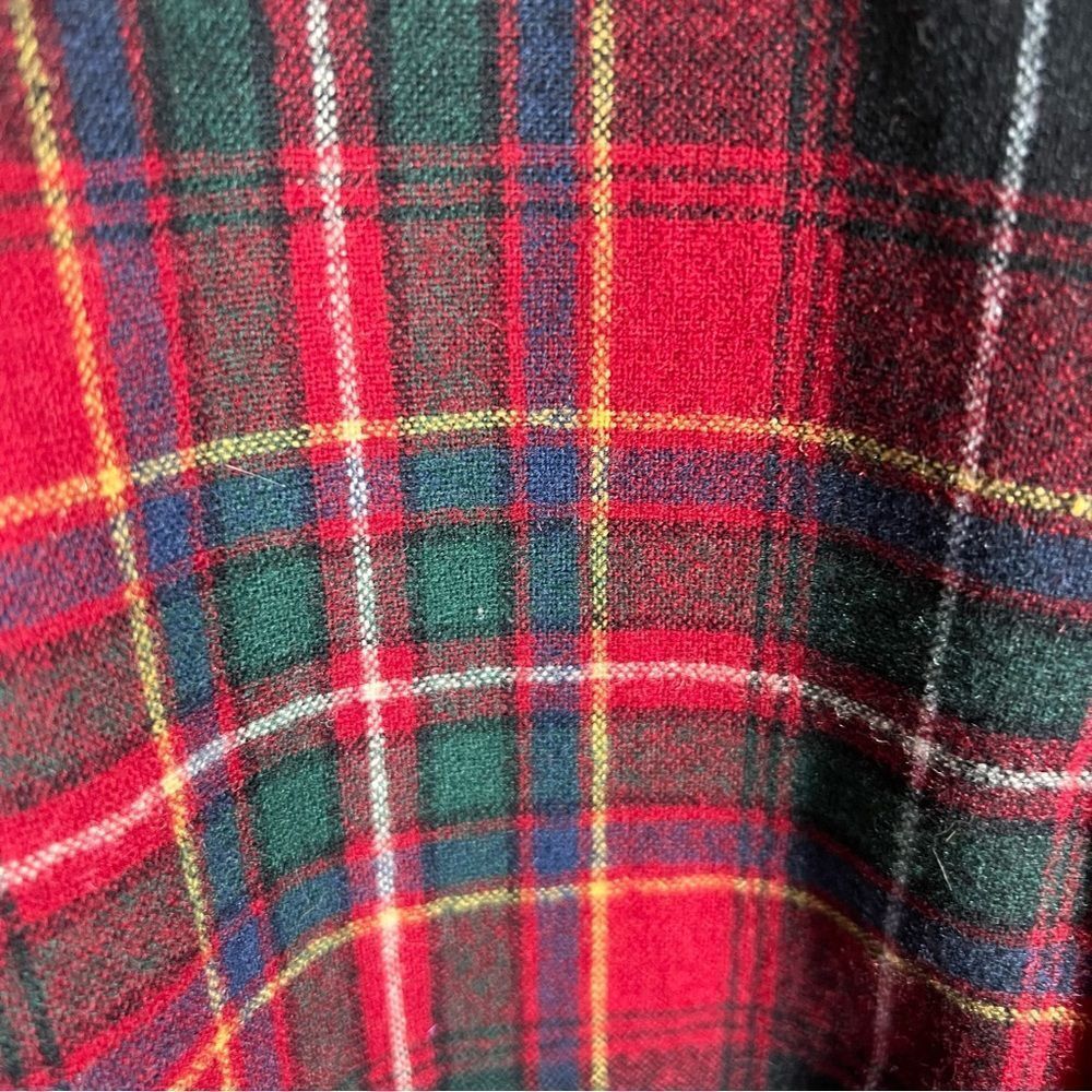 Pendleton Red Plaid Virgin Wool Button Down Shirt - image 6